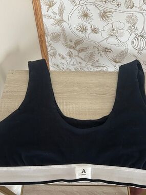 Anthropologie Cotton Scoop Neck Bra
